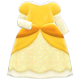 Princess Dress Yellow