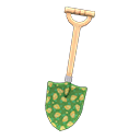 Printed-design Shovel Green