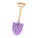 Printed-design Shovel Purple