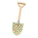 Printed-design Shovel White