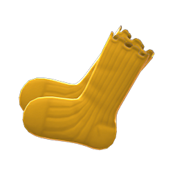 Puckered Socks Mustard
