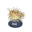 Animal Crossing Puffer Fish Model Image