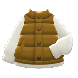 Puffy Vest Camel