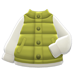 Puffy Vest Olive