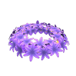 Purple Hyacinth Crown