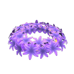 Animal Crossing Purple Hyacinth Crown Image