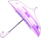 Animal Crossing Purple Shiny-bows Parasol Image