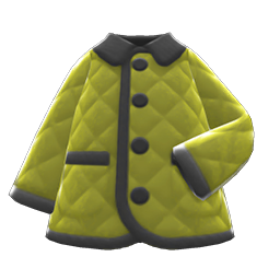 Quilted Down Jacket Olive