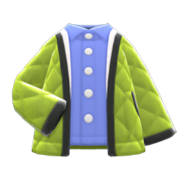 Quilted Jacket Lime