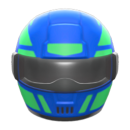 Racing Helmet Blue