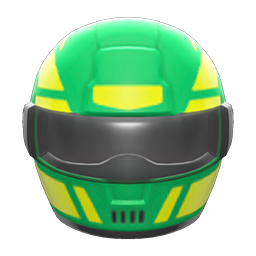 Racing Helmet Green