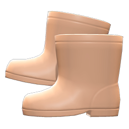 Animal Crossing Rain Boots|Beige Image