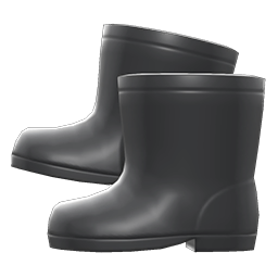 Rain Boots Black