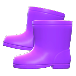 Rain Boots Purple
