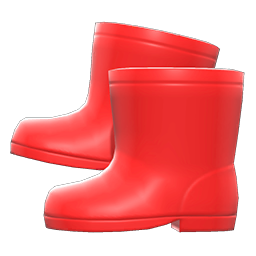 Rain Boots Red