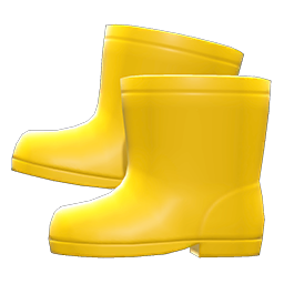 Rain Boots Yellow