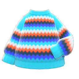 Rainbow Sweater Light blue