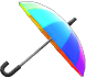 Animal Crossing Rainbow Umbrella Image