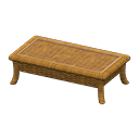 Rattan Low Table Brown