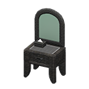 Animal Crossing Rattan Vanity|Black Image