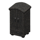 Animal Crossing Rattan Wardrobe|Black Image