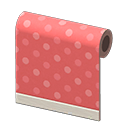 Animal Crossing Red Dotted Wall Image