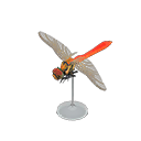 Animal Crossing Red Dragonfly Model Image