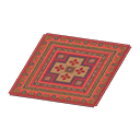 Red Kilim-style Carpet