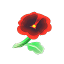 Animal Crossing Red Pansies Image