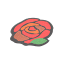 Red Rose Rug