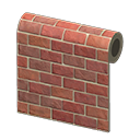 Animal Crossing Red-brick Wall Image