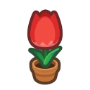 Animal Crossing Red-tulip Plant Image