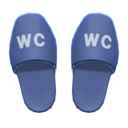 Restroom Slippers Navy blue