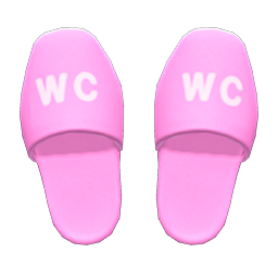 Restroom Slippers Pink