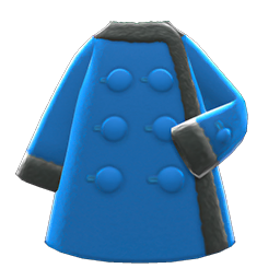 Animal Crossing Retro Coat|Blue Image