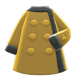 Retro Coat Mustard