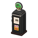 Retro Gas Pump Black / Green with animal