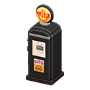 Retro Gas Pump Black / Yellow oil