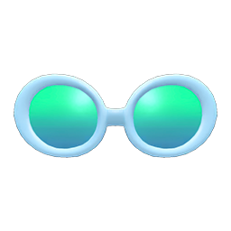 Animal Crossing Retro Shades|Blue Image