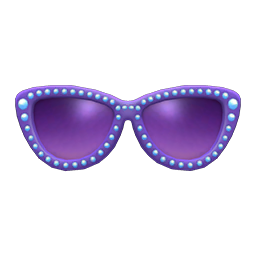 Rhinestone Shades Purple