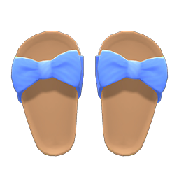 Ribbon Sandals Blue