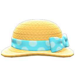 Ribboned Garden Hat Blue