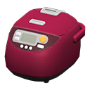 Animal Crossing Rice Cooker|Berry red Image