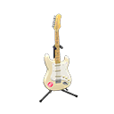 Rock Guitar Chic white / Cute logo