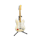 Rock Guitar Chic white / Pop logo