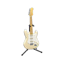 Animal Crossing Rock Guitar|Chic white Image