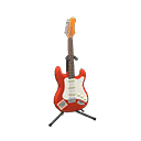 Rock Guitar Fire red / Chic logo