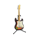 Rock Guitar Sunburst / Emblem logo