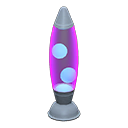 Rocket Lamp Purple