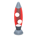 Rocket Lamp Red